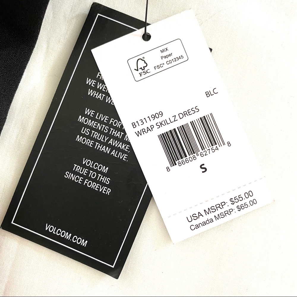 Volcom Wrap Skillz Floral Dress - Picture 9 of 10